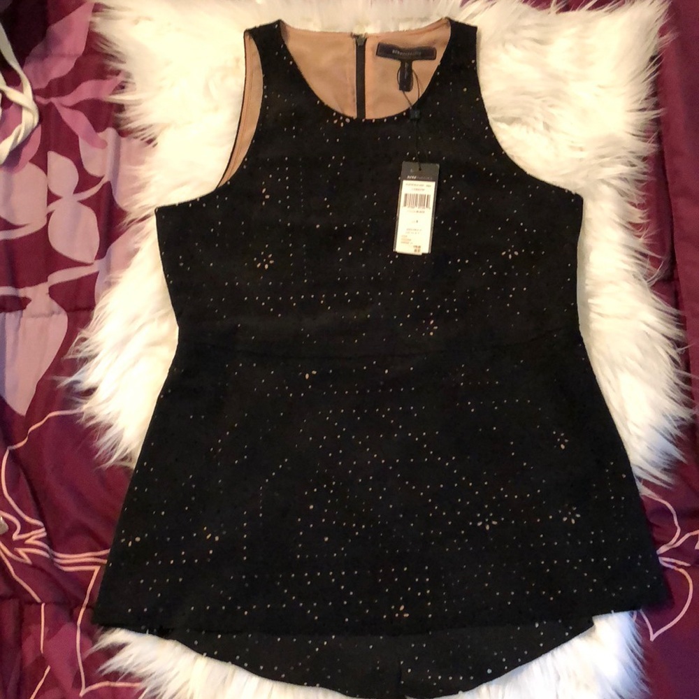 ❌SOLD❌BCBGMaxazria Caralyn peplum top
